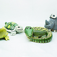 陶製動物置物（アーテサニア・リンコナダ・コレクション）